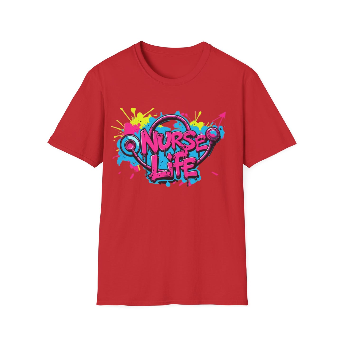 Nurse Life Graffiti T-Shirt