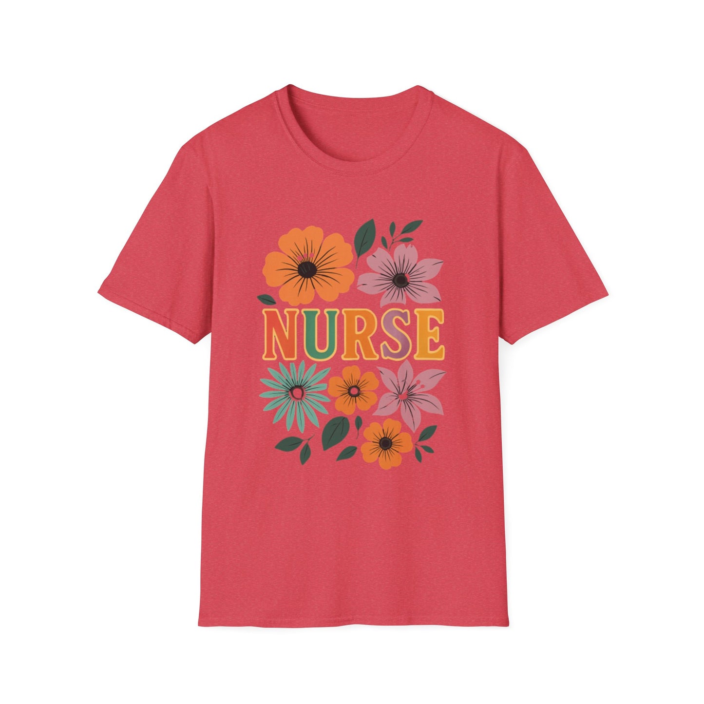 Floral Nurse T-Shirt