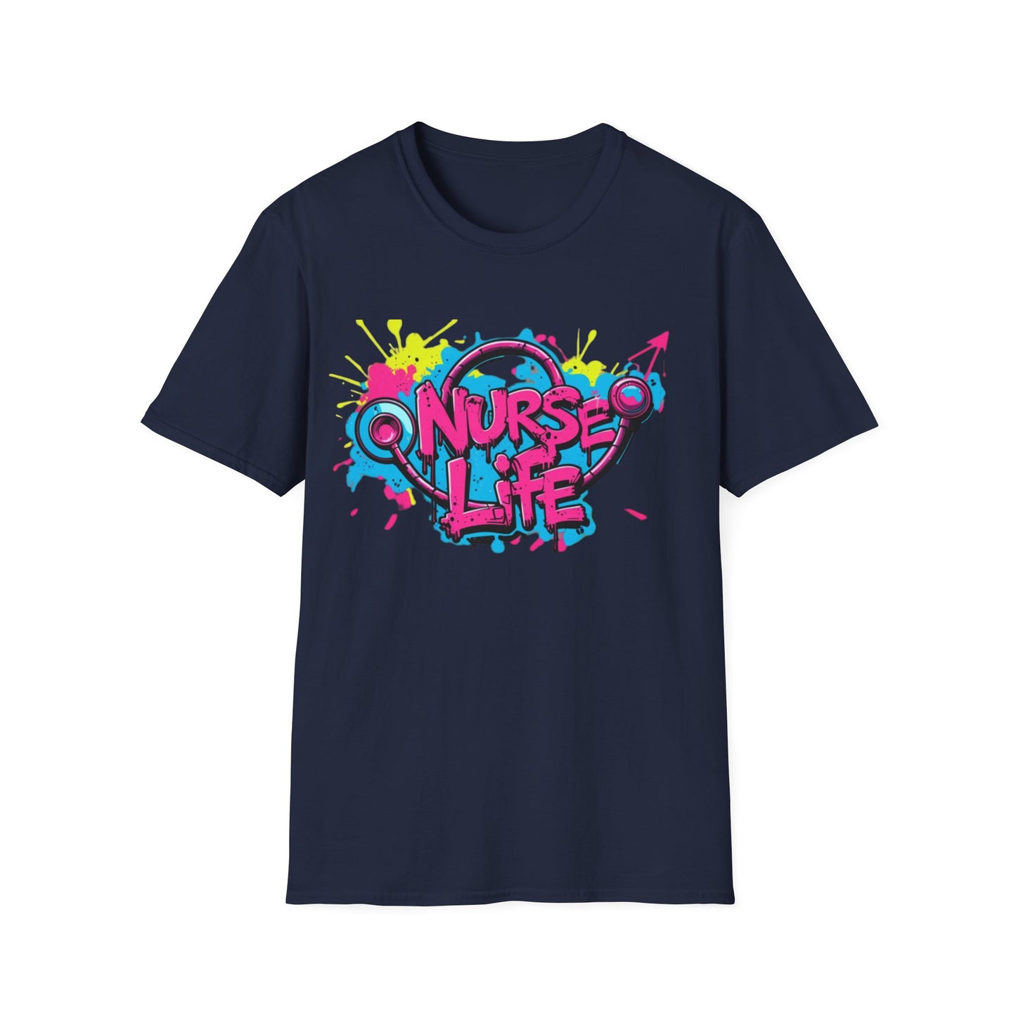Nurse Life Graffiti T-Shirt
