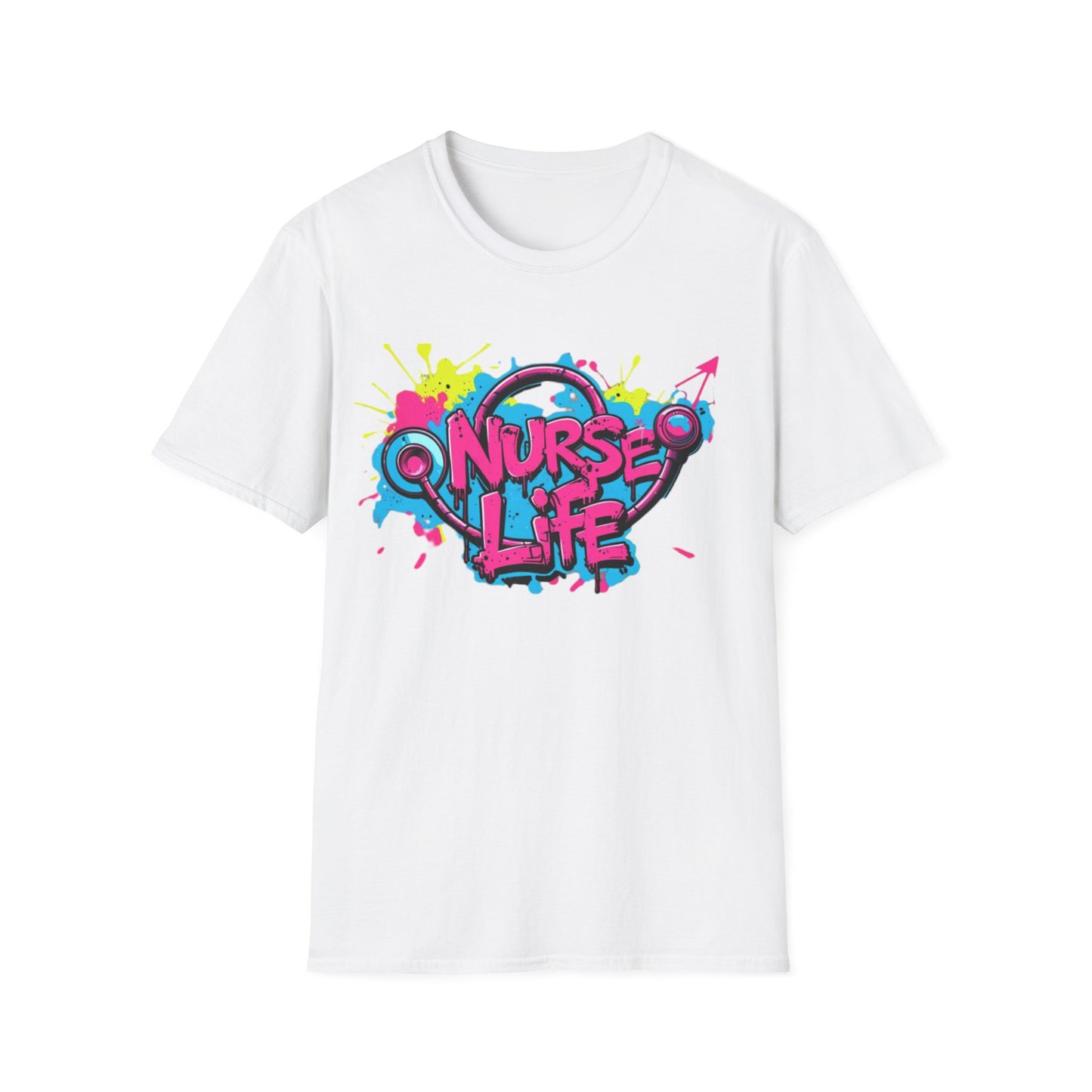 Nurse Life Graffiti T-Shirt