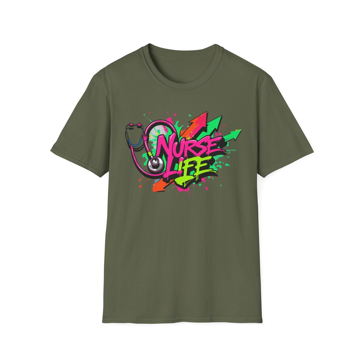 Nurse Graffiti T-Shirt