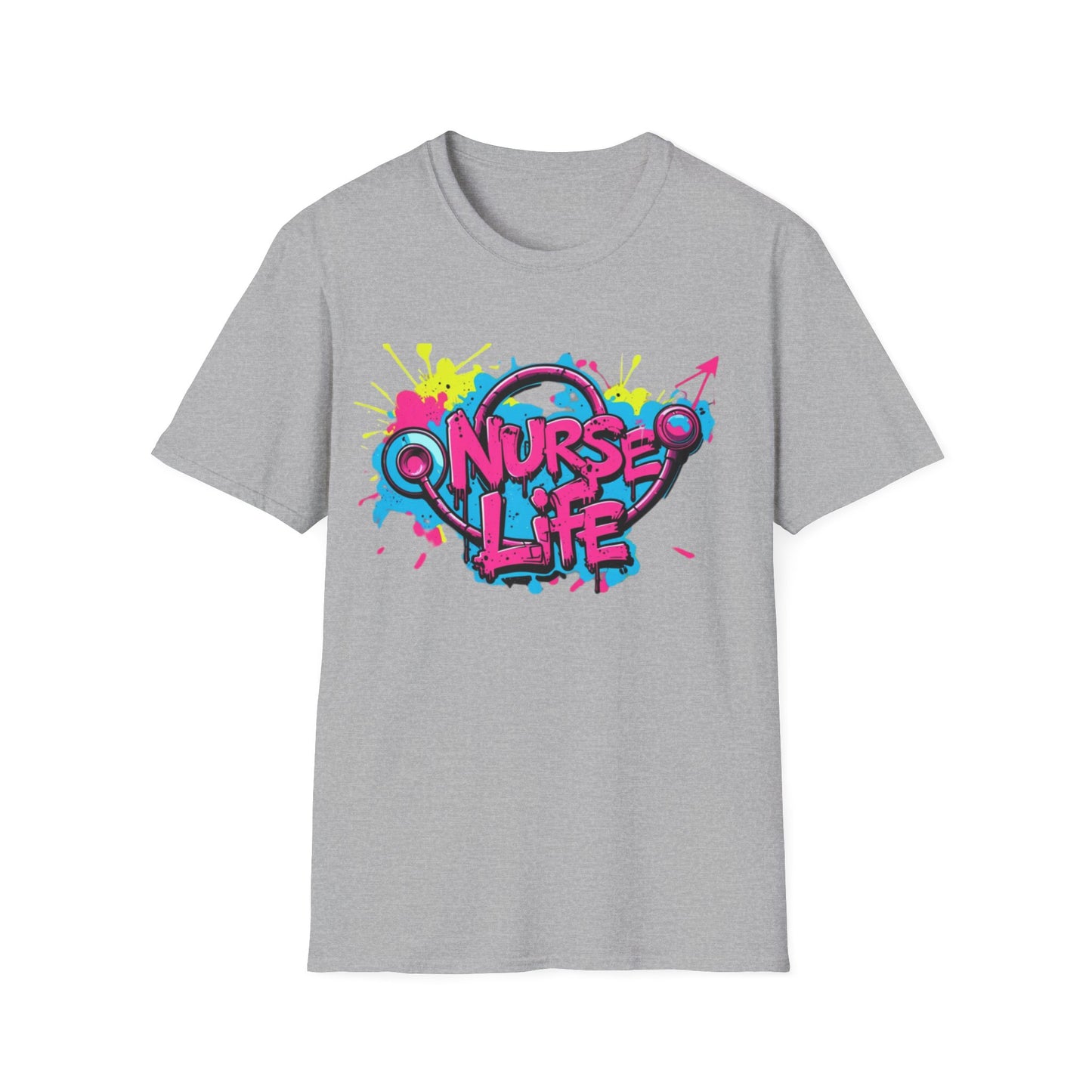 Nurse Life Graffiti T-Shirt