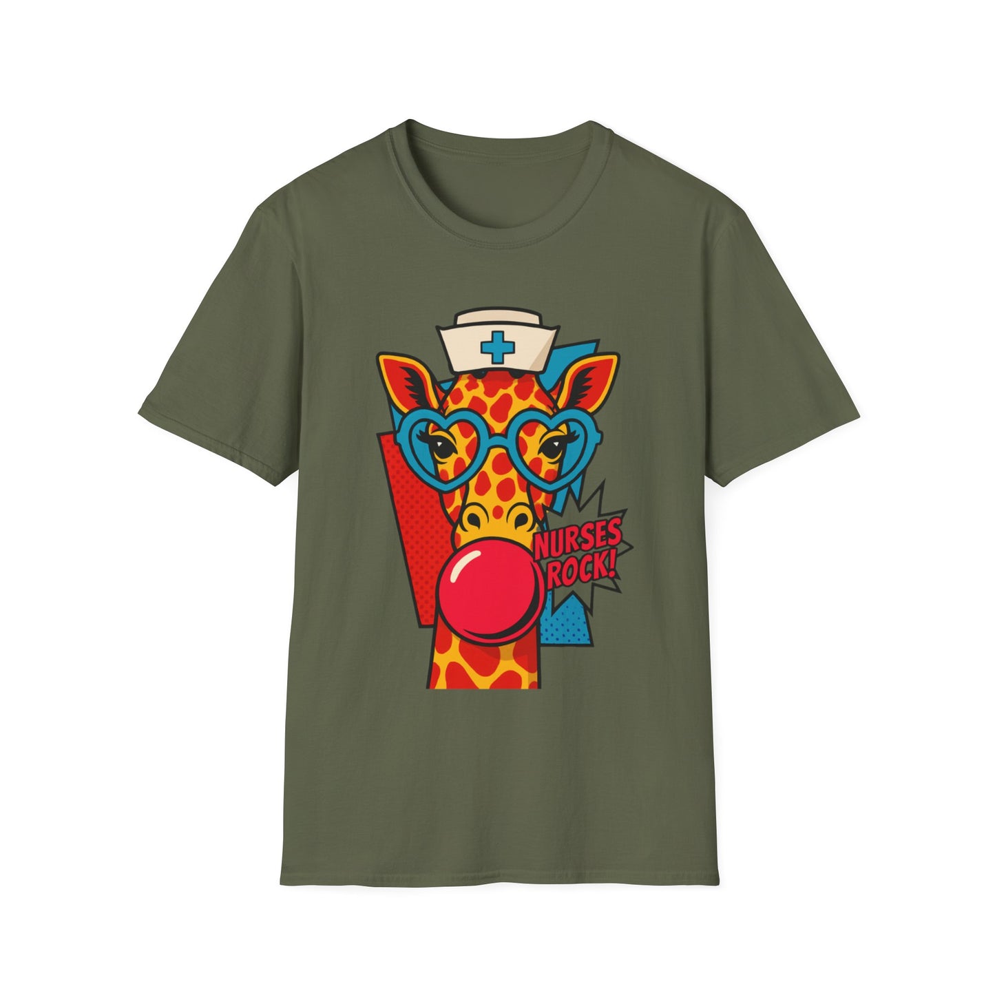 Nurse Giraffe T-Shirt