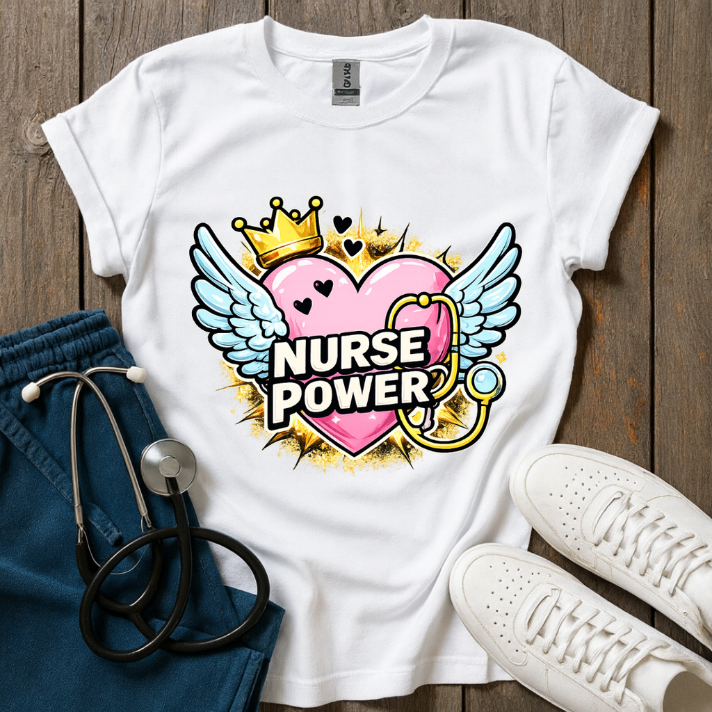 Nurse Power Wings T-Shirt