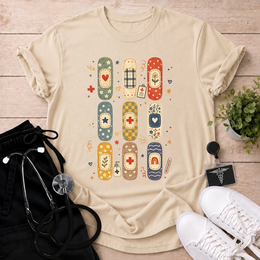 Retro Bandages T-Shirt