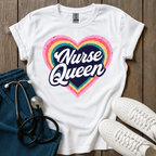 Heart Nurse Queen T-Shirt
