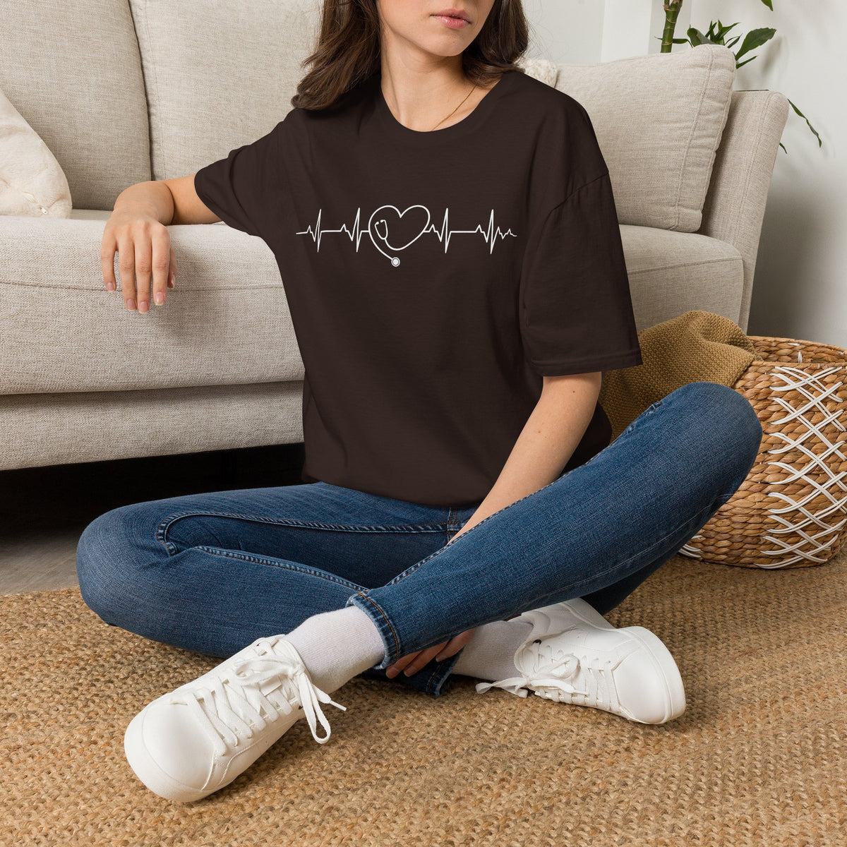 Heartbeat Stethoscope T-Shirt