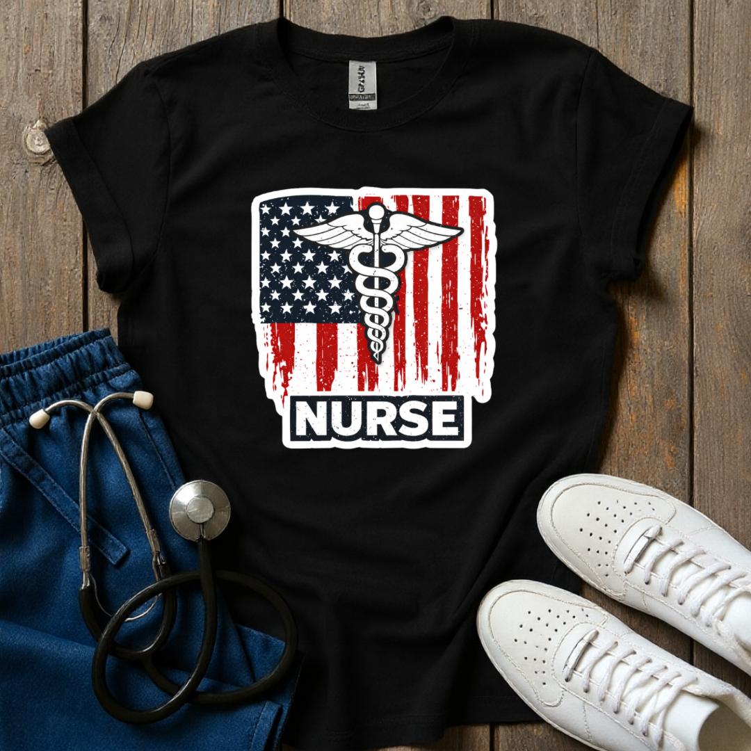 Flag Nurse T-Shirt