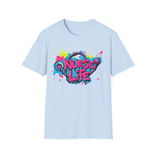 Nurse Life Graffiti T-Shirt