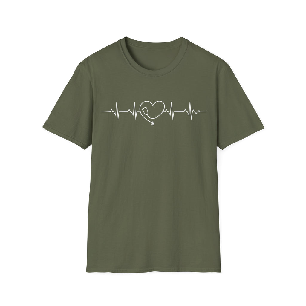 Heartbeat Stethoscope T-Shirt