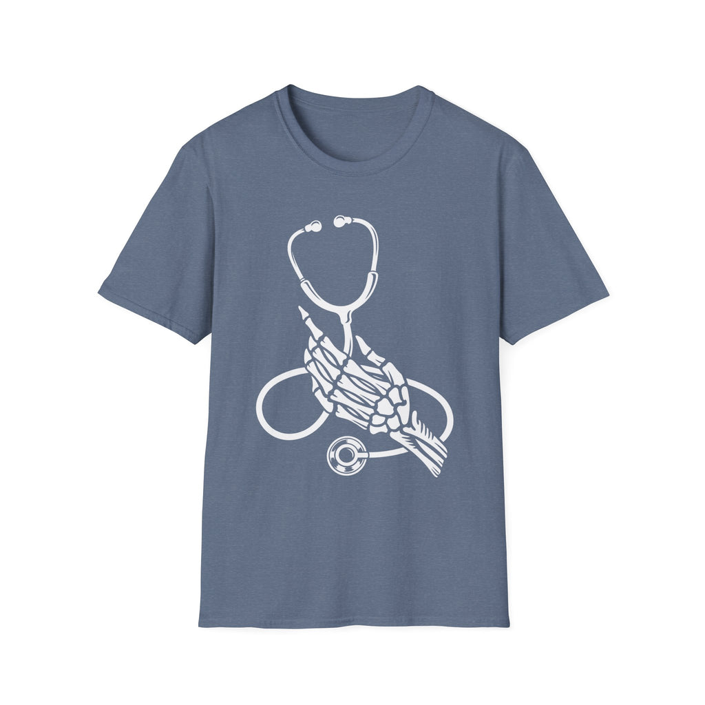 Skeleton Hand Stethoscope T-Shirt