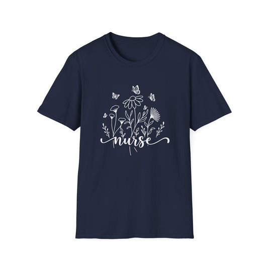 Flowers and Butterflies T-Shirt