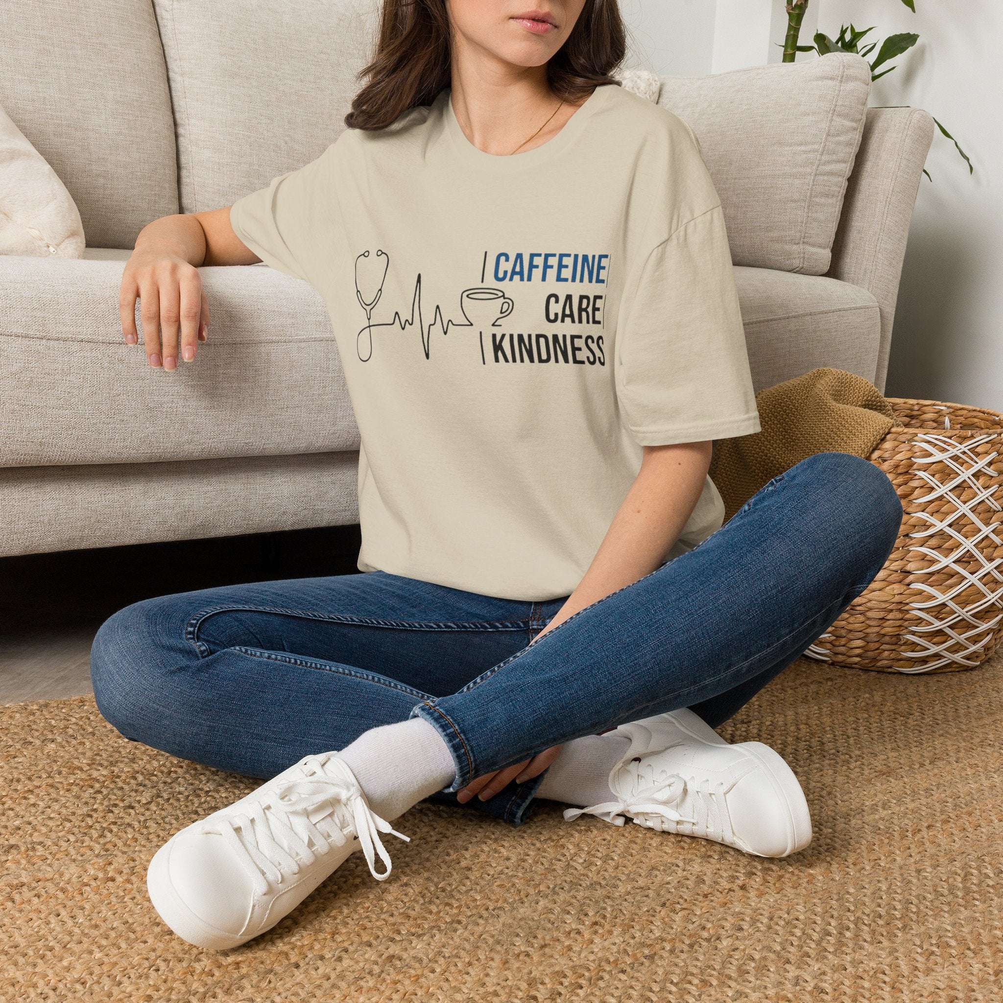 Caffeine Care Kindness T-Shirt