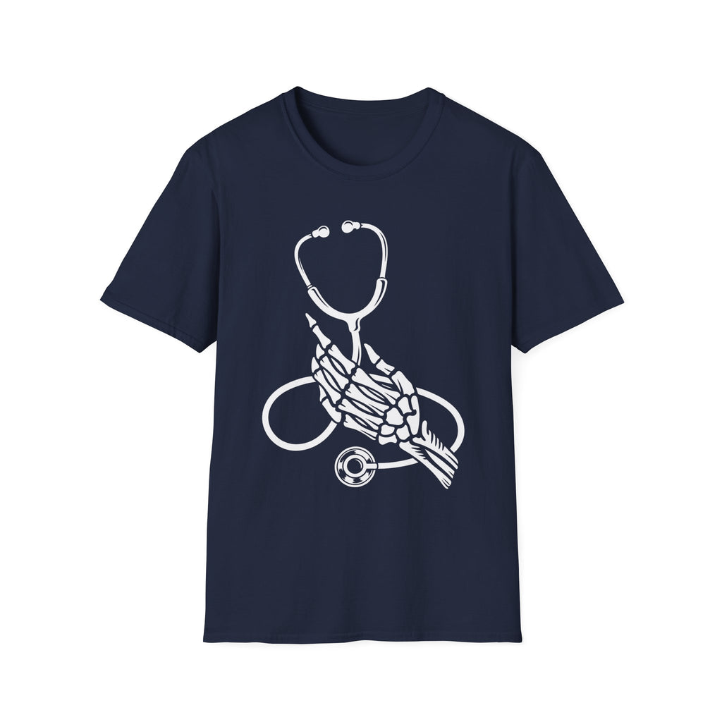 Skeleton Hand Stethoscope T-Shirt