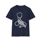 Skeleton Hand Stethoscope T-Shirt