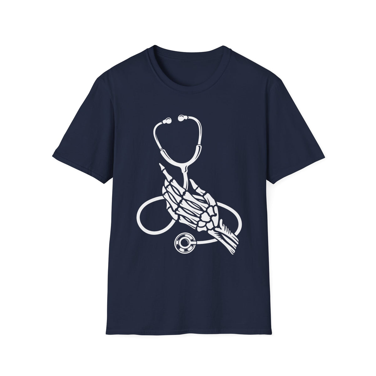 Skeleton Hand Stethoscope T-Shirt