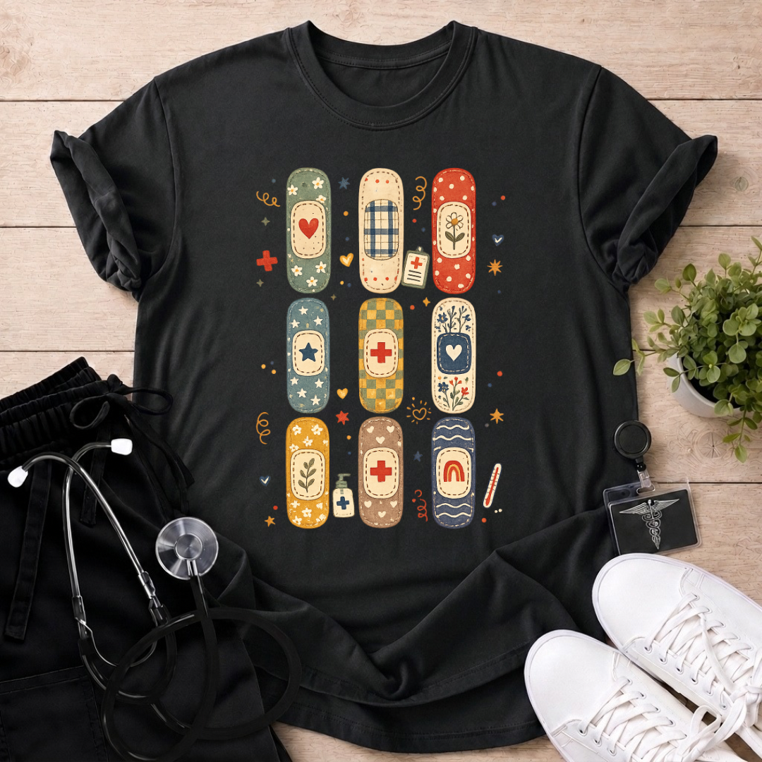 Retro Bandages T-Shirt