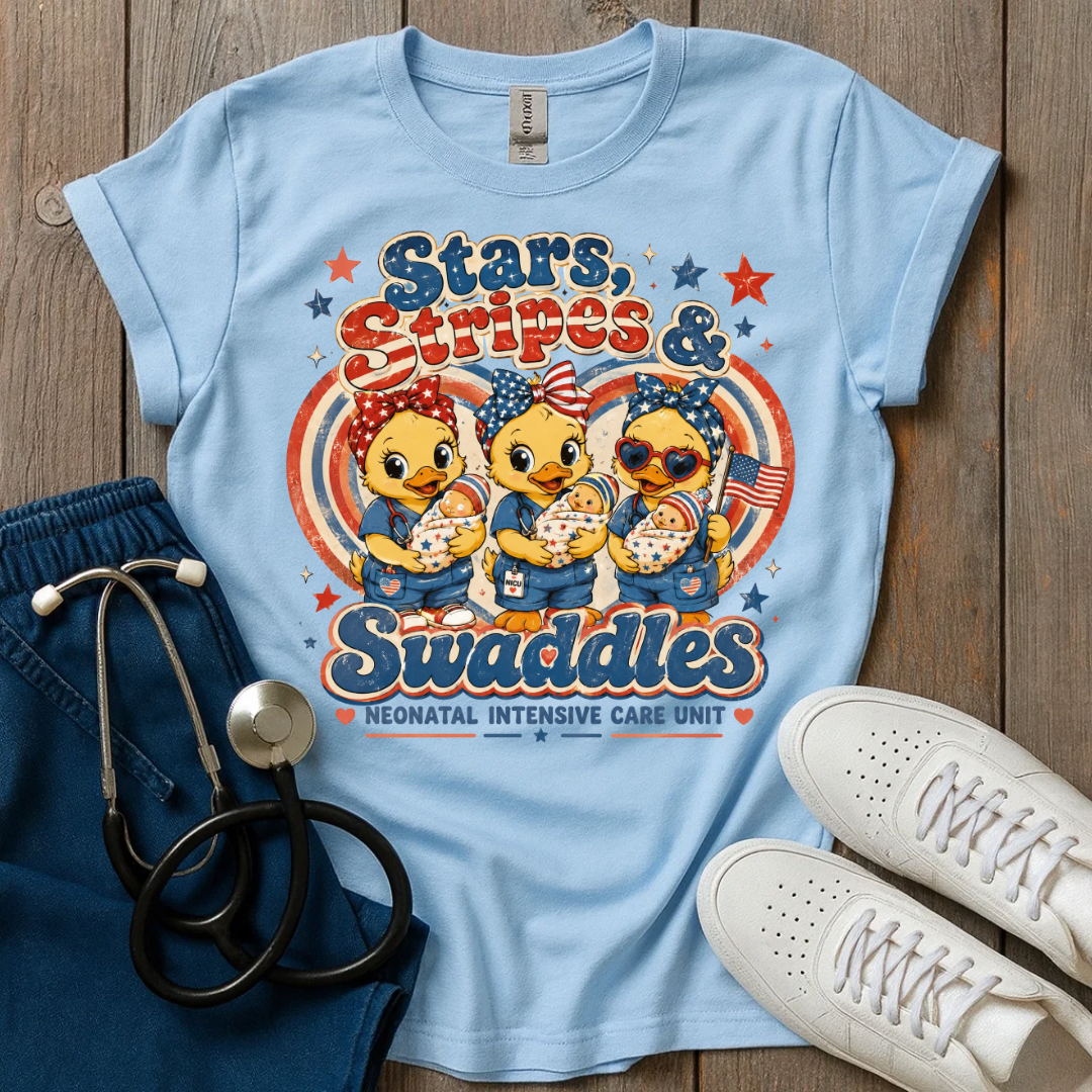 Stars Stripes And Swaddles T-Shirt