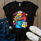 Colorful Nurse Bear T-Shirt