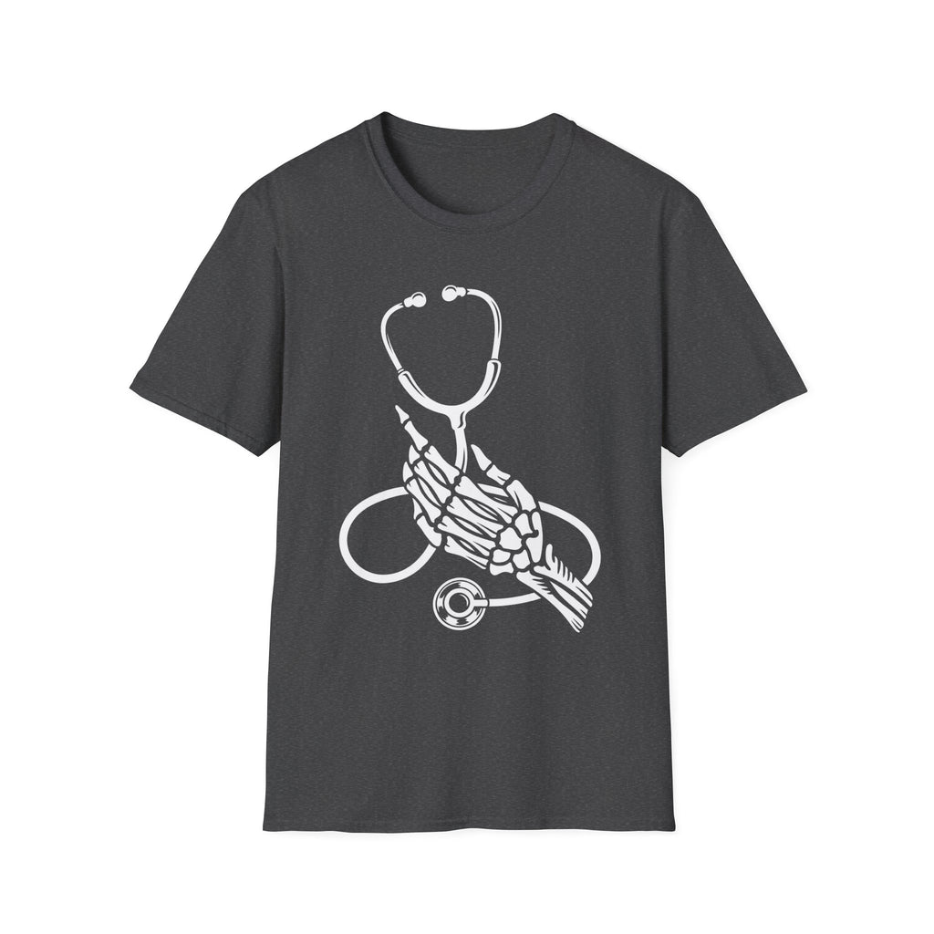 Skeleton Hand Stethoscope T-Shirt