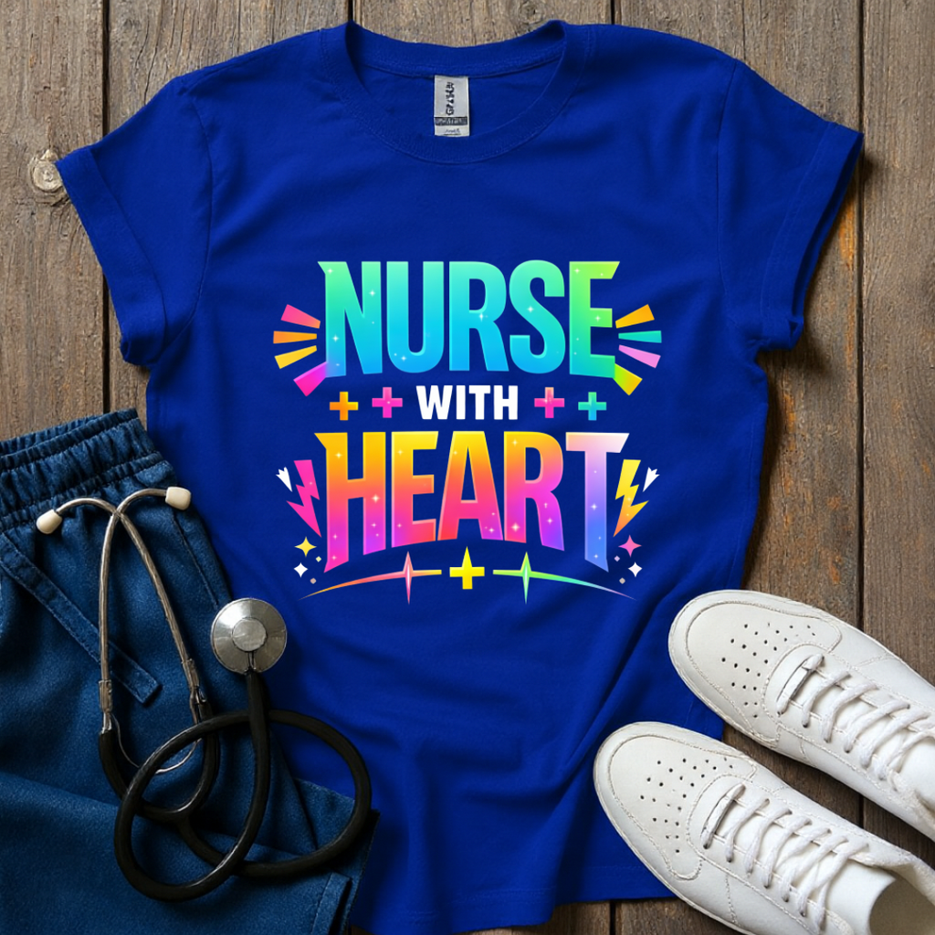 Nurse With Heart  T-Shirt