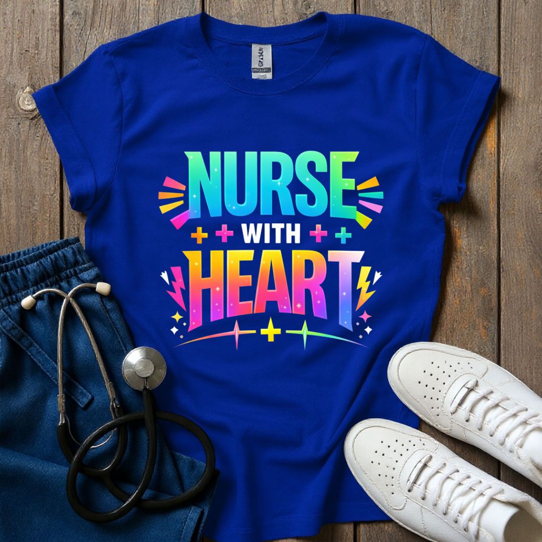 Nurse With Heart  T-Shirt