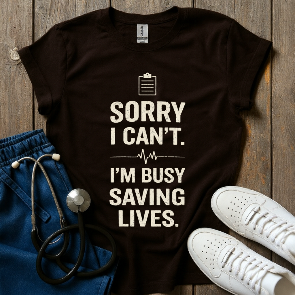 Busy Saving Lives T-Shirt