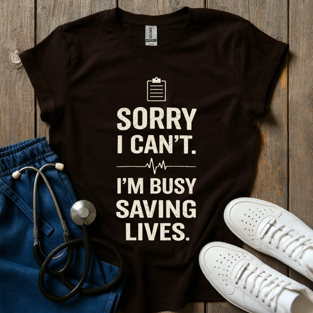 Busy Saving Lives T-Shirt