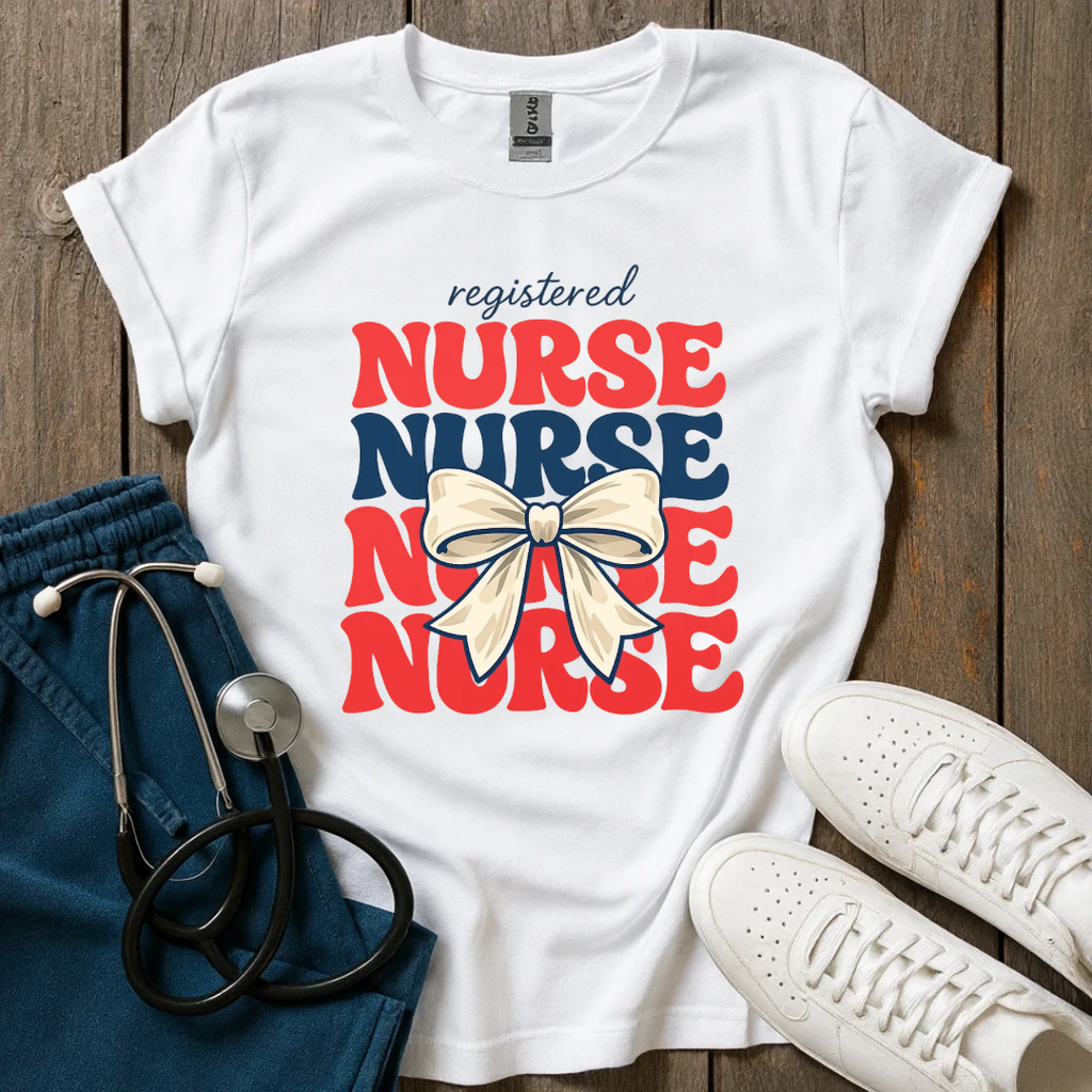 Bowtiful Registered Nurse T-Shirt