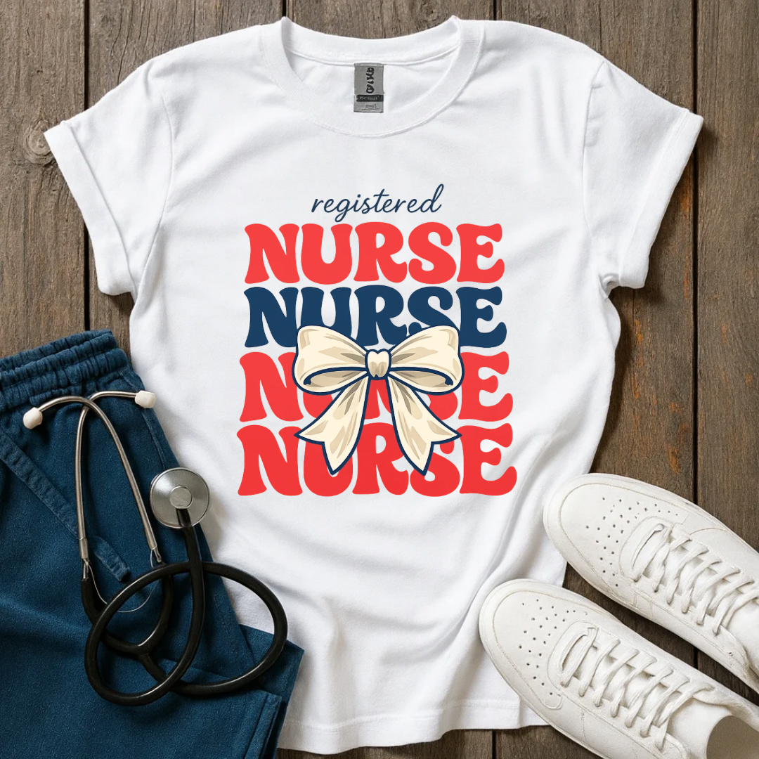 Bowtiful Registered Nurse T-Shirt