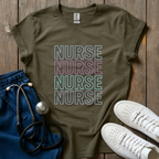 Neon Nurse Stack T-Shirt