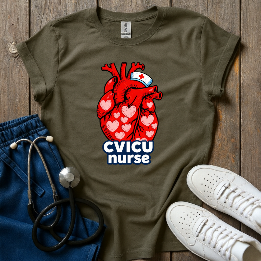 CVICU Heart T-Shirt