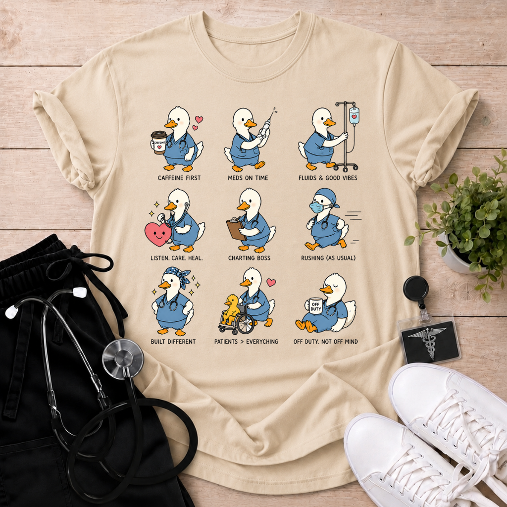 Life of a Nurse Goose T-Shirt