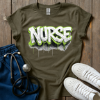 Drip Graffiti Nurse T-Shirt