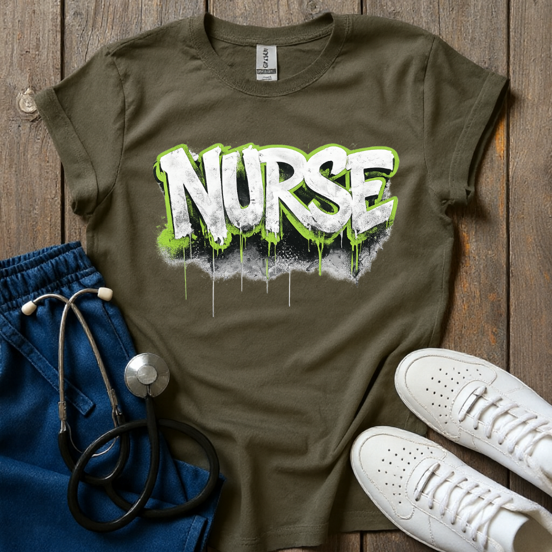 Drip Graffiti Nurse T-Shirt