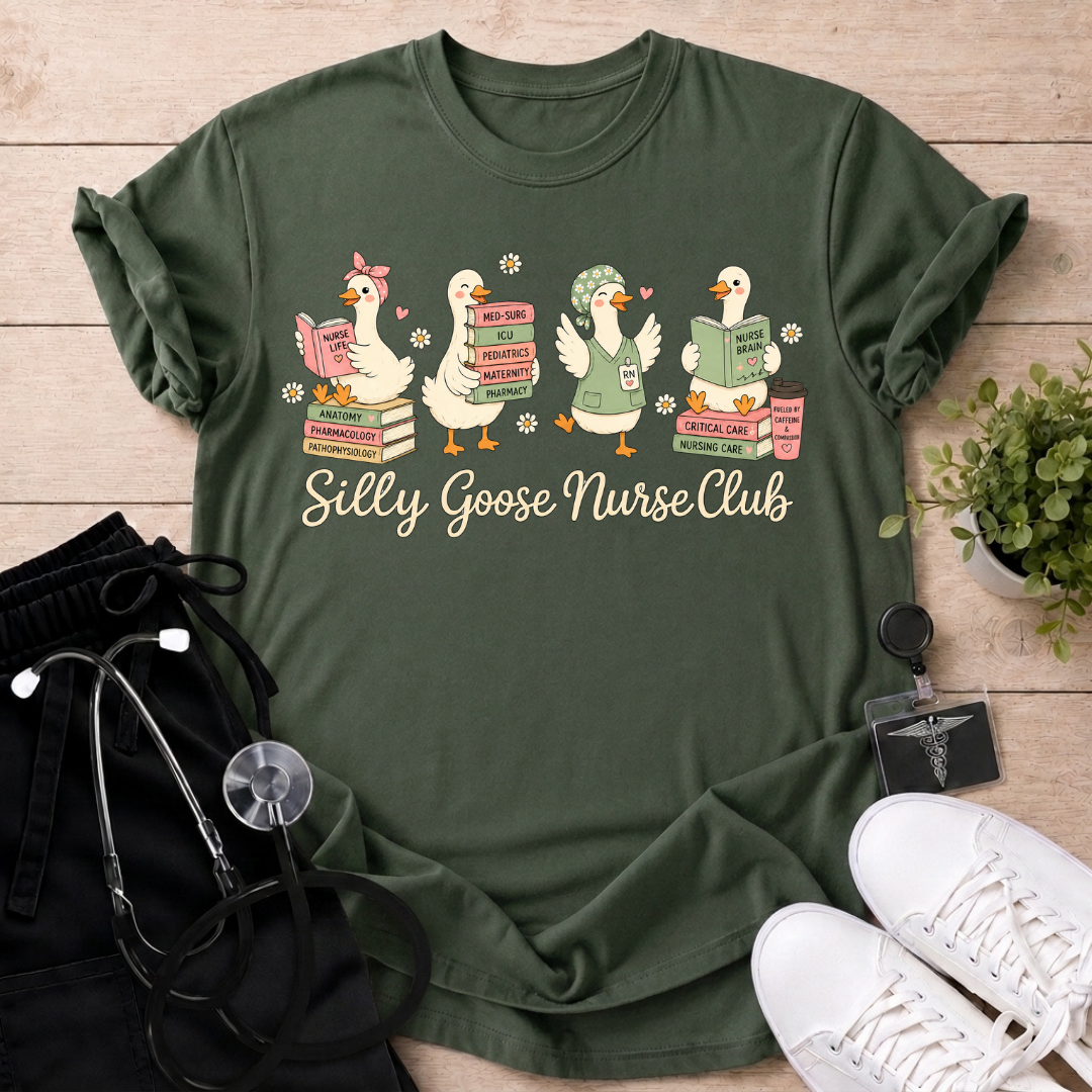 Silly Goose Nurse Club T-Shirt