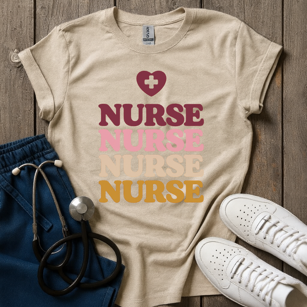 Vintage Style Nurse T-Shirt