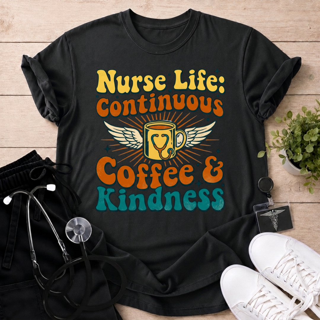 Continuous Coffee and Kindness T-Shirt