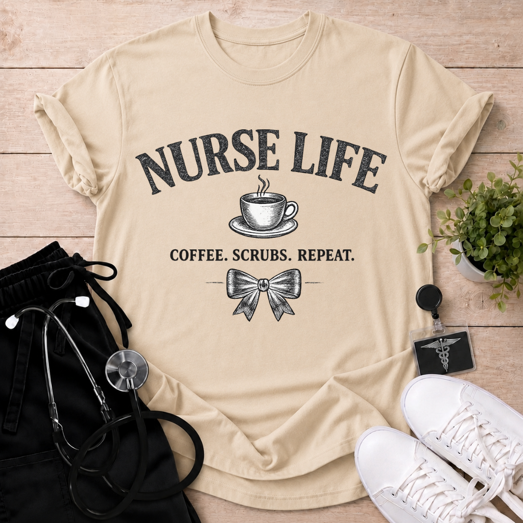 Nurse Life Repeat T-Shirt