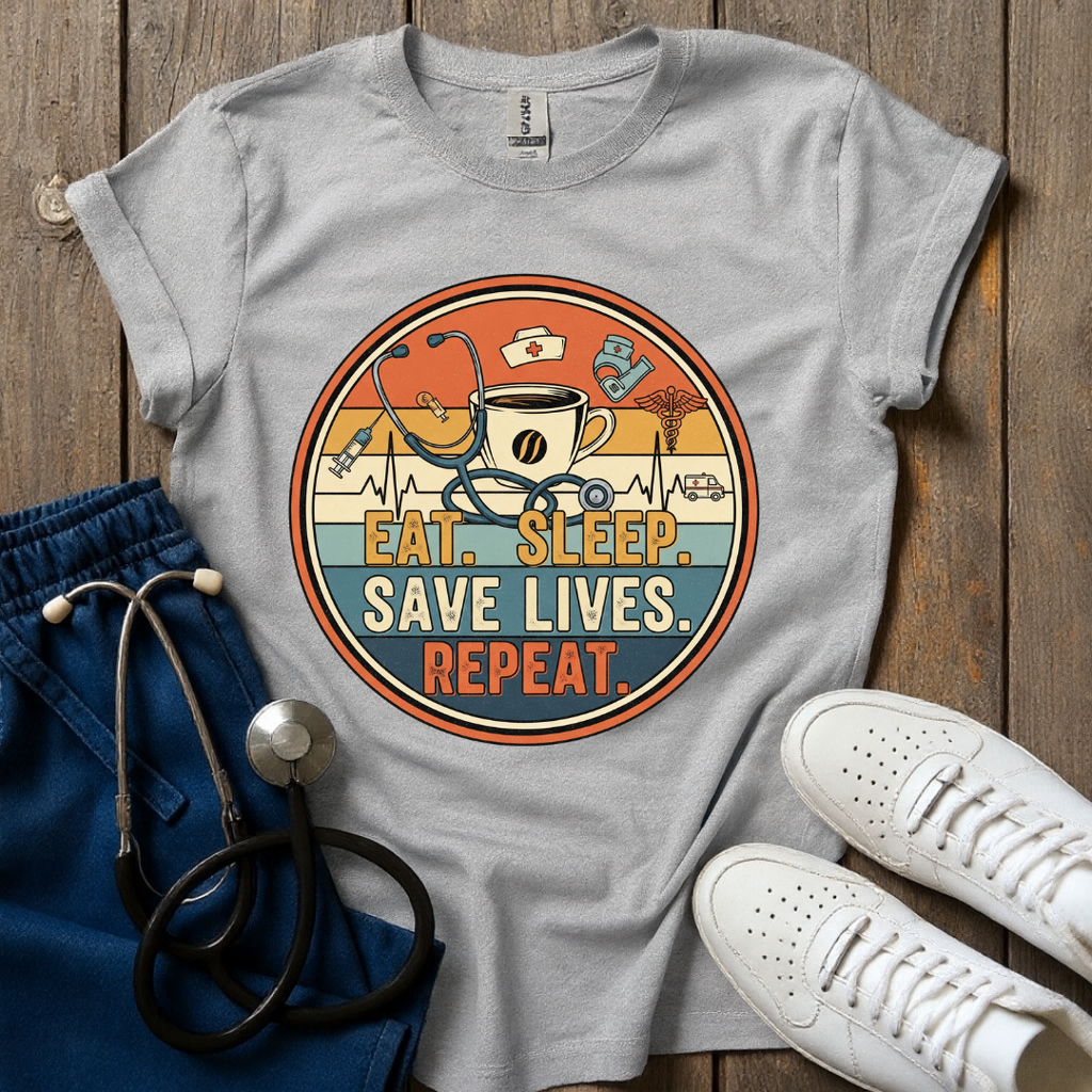 Save Lives Repeat T-Shirt