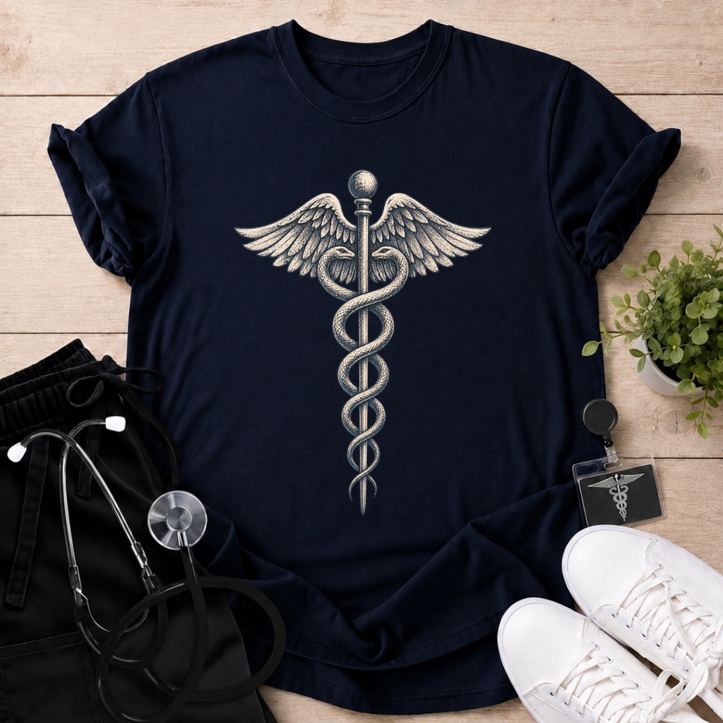 Caduceus Medical Symbol T-Shirt
