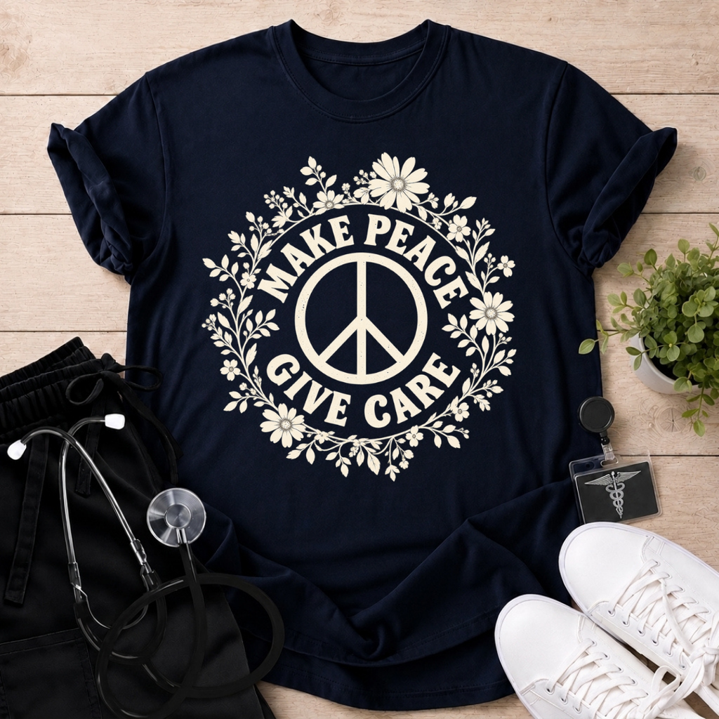 Make Peace Give Care T-Shirt