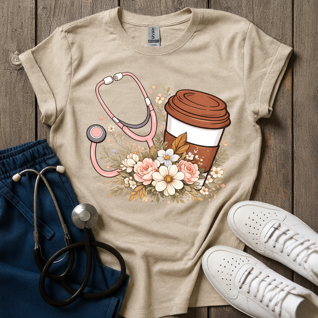 Caffeine Care Bloom T-Shirt