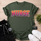 Retro Sunset Nurse T-Shirt
