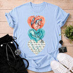 Watercolor Heart Trio T-Shirt