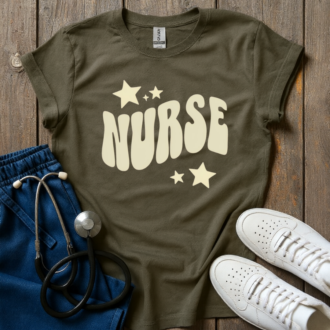 Groovy Nurse Aesthetic T-Shirt