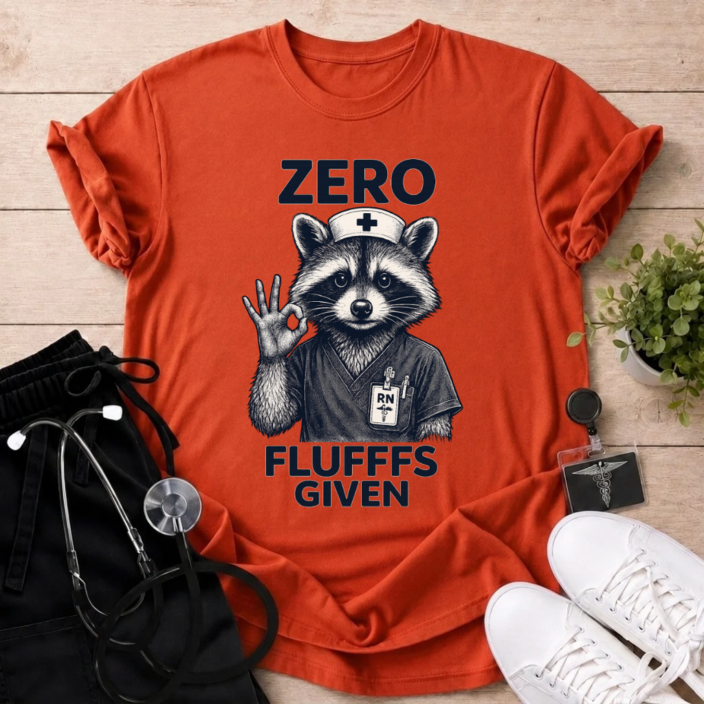 Zero Fluffs Given T-Shirt