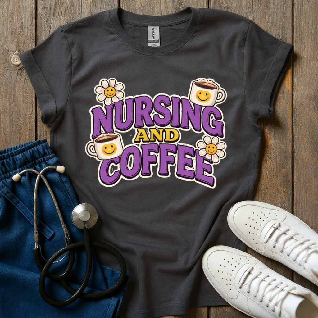 Nursing And Coffee T-Shirt