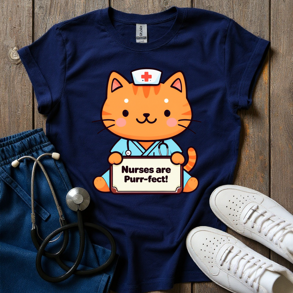 Purr-fect Nurse T-Shirt