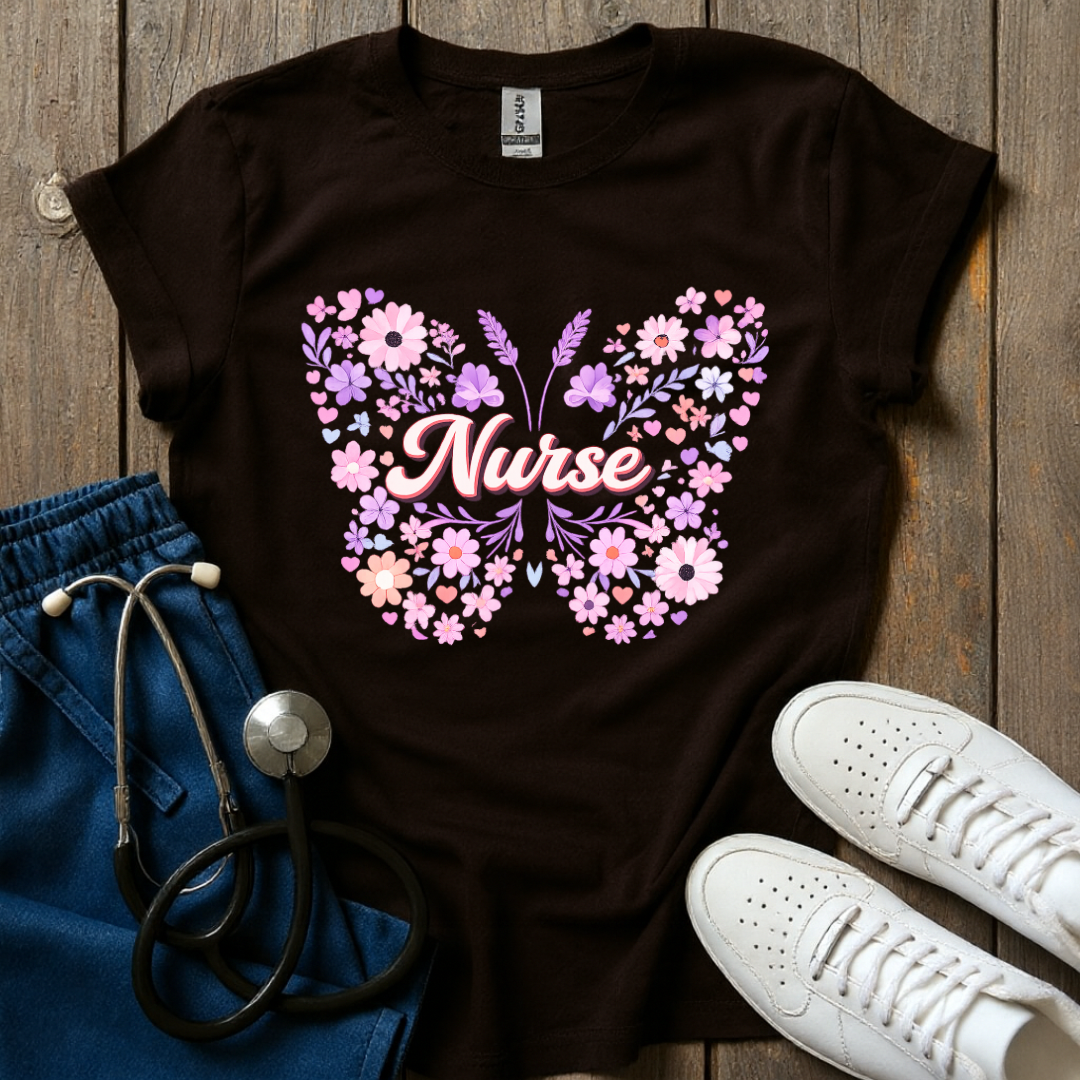 Butterfly Nurse T-Shirt